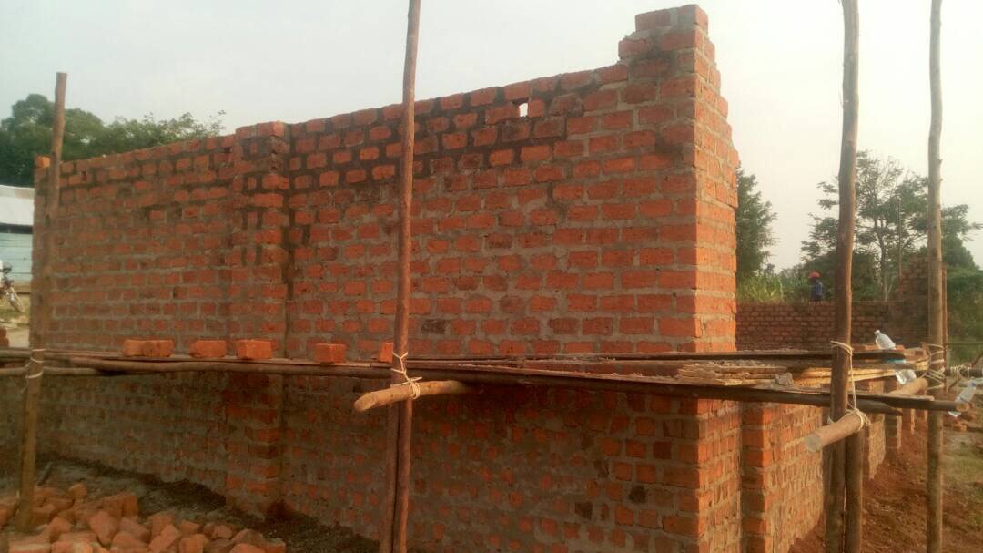 Dormitories under construction at Economic Development and Aids Prevention Organization (EDAPO) in Uganda